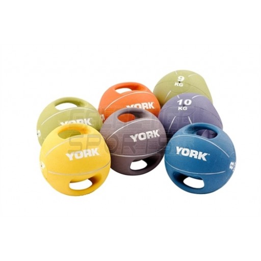 York Commercial Twin Handled Medicine Balls